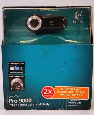 Logitech QuickCam Pro 9000 Web Cam (Open Box) 