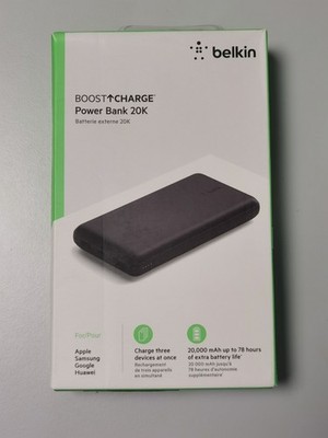 Belkin BOOST?CHARGE  Powerbank, 20.000mAh 15W, USB-A & -C, blk ''wie neu''