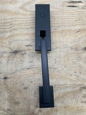 #ad Kwikset 819VNHLIP 514 Dummy Vancouver Exterior HandlesetMatte Black *PARTS ONLY $46.99