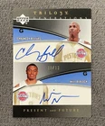 2006-07 Upper Deck Trilogy 33/33 Chauncey Billups Will Blalock Rookie Auto RC