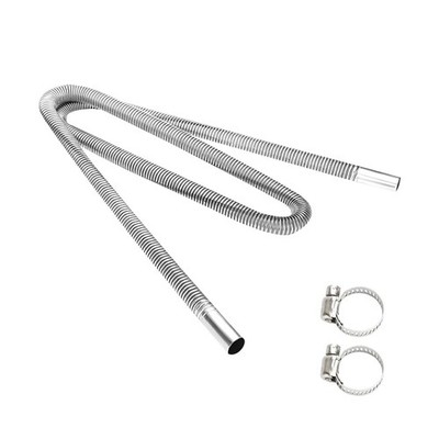 Car Diesel Heater Exhaust Pipe, 23.6 Inch Stainless Steel Vehicle Parking Air...