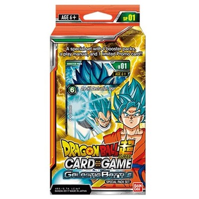 dragon ball super card game galactic battle Dragon Ball Super Card Game - Galactic Battle Special Pack Set (DBS-SP01)