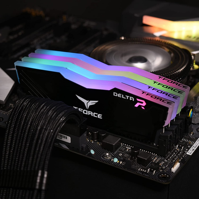 TEAMGROUP T-Force Delta RGB DDR4 16GB (2X8Gb) 3200Mhz (PC4-25600