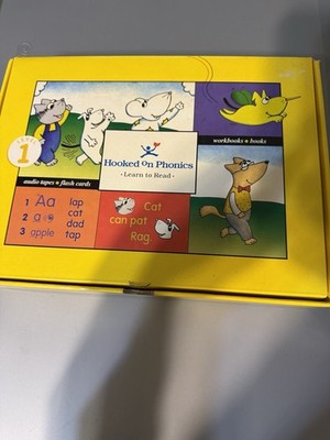 Vintage Hooked on Phonics Learn to Read Level 1 Kit