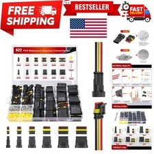 High-Precision 622PCS Waterproof Electrical Connectors - 1-6 Pin Set for Gutters