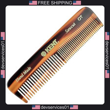 Kent Tortoise Cellulose Acetate Hair Comb for Men and Women