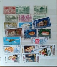 collection timbres colonies françaises Côte+320€ Nouvelles Hébrides **/*/Pb TB