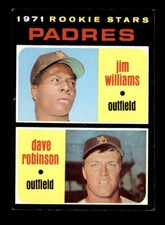 1971 Topps #262 Jim Williams/Dave Robinson Padres Rookies EX/EX+ X3697783