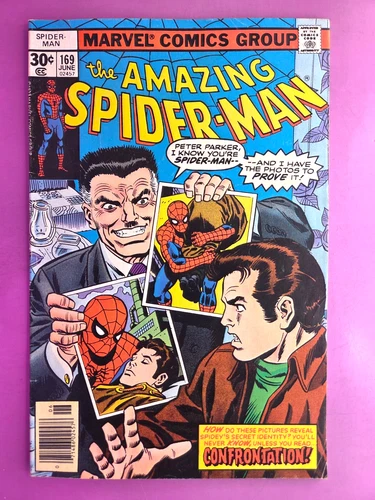 THE AMAZING SPIDER-MAN #169  VG(LOWER GRADE)  1977 COMBINE SHIP BX2413