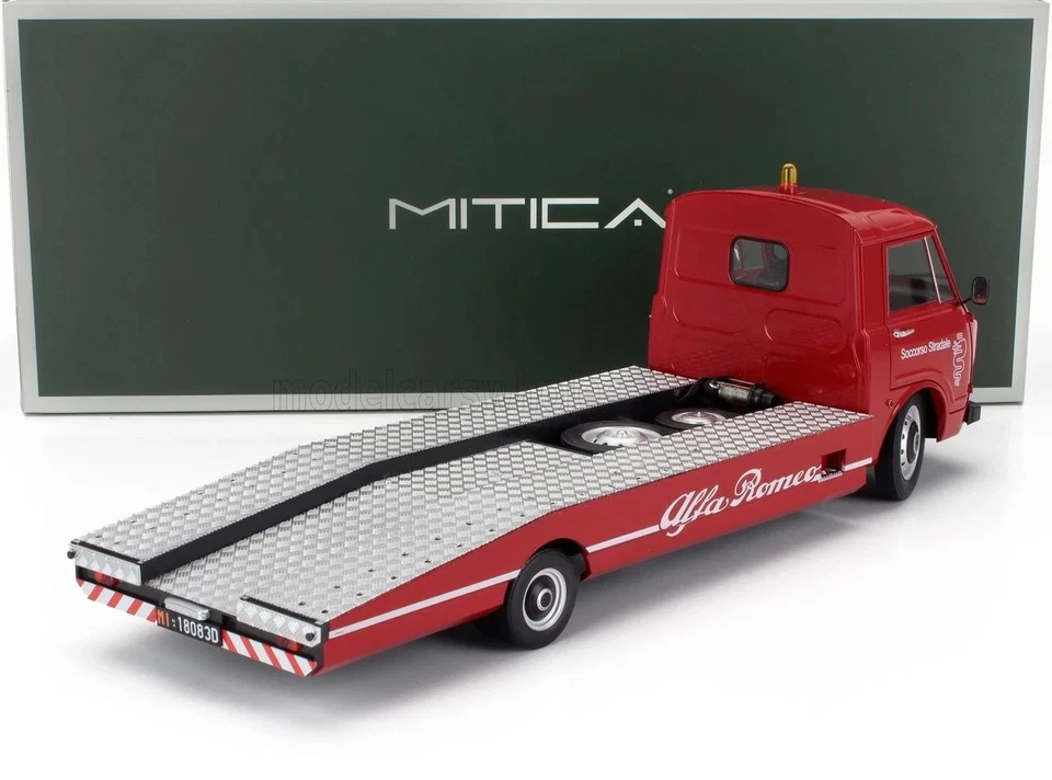 Alfa Romeo A12 F12 1977 Carro Attrezzi Rosso 1/18 MITICA 200083D - Immagine 4 di 4