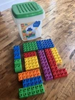 Vintage LEGO Large Quatro Bucket #5357 - 50 Pieces