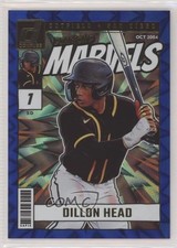 2024 Panini Donruss Diamond Marvels Blue Xplosion 4/49 Dillon Head #7 04za