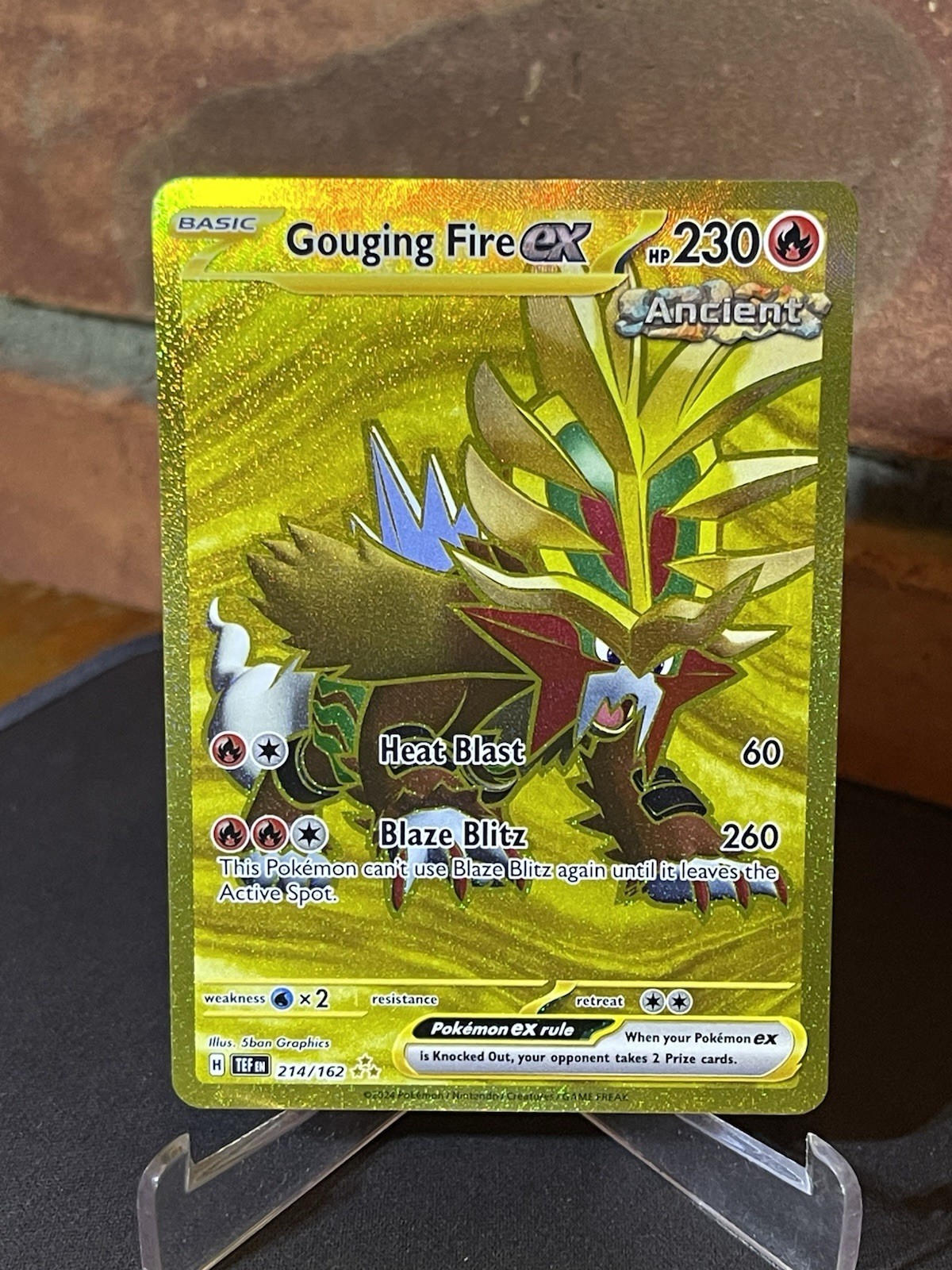 Gouging Fire ex 214/162 SV05: Temporal Forces Holo