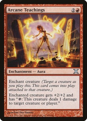 Arcane Teachings NonFoil Tenth Edition 188 NM MTG