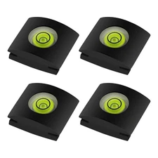 4 Pack Flash Hot Shoe Cover With Bubble Level For Nikon Canon Contax Pentax Fuji