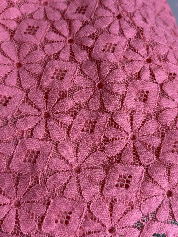 Vestido de encaje rosa coral para niñas Children’s Place talla 3 T concurso Foto 3 de 4