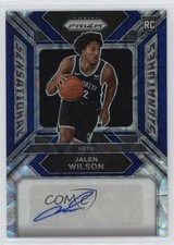 2023-24 Prizm Sensational Signatures Choice Blue 33/49 Jalen Wilson Auto 18mh