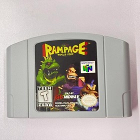 Rampage World Tour - Nintendo 64 (N64) Timeless classic Highly collectible