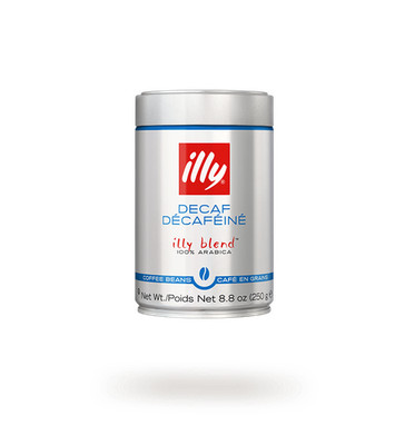 Genuie illy Whole Bean Decaffeinated Coffee Classico - Medium Roast