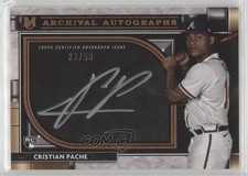 2021 Topps Museum Collection Archival Copper 23/50 Cristian Pache Auto uk2