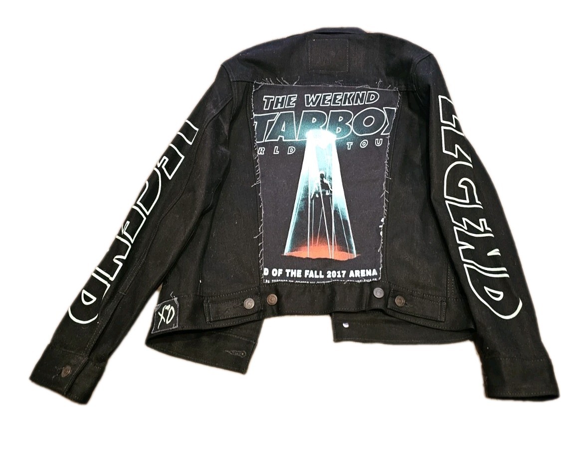 The Weeknd XO 2017 Levi's Gジャン The Weeknd XO Starboy Legend Of The Fall Tour Phase 2 LEVI'S DENIM
