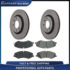 For 2014-2017 Peugeot 208 C-Tek Front Disc Brake Pad Set Disc Brake Rotor