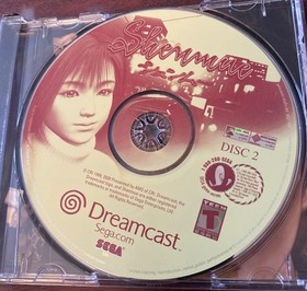 SHENMUE Dreamcast All Discs And Manual, No Passport Authentic