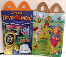 McDONALDS HAPPY MEAL UNUSED BOX MADAME ALEXANDER & STRETCH SCREAMERS DESIGN