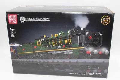 OO Mould King 12025 Orient Express Dampflokomotive Zug Klemmbausteine NEU OVP - Bild 1 von 4