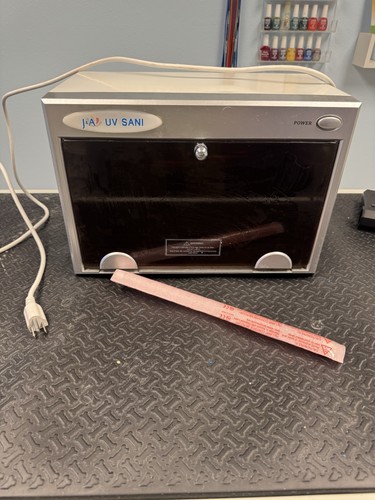 J&A UV SANI Sterilizer UV Silver Black for Tools Salon Spa Equipment