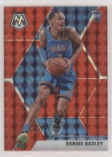 2019 Panini Mosaic Rookies Choice Fusion Red Prizm 25/88 Darius Bazley #227 0g46