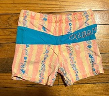 Vintage Ocean Pacific Board Shorts 6T Pastel