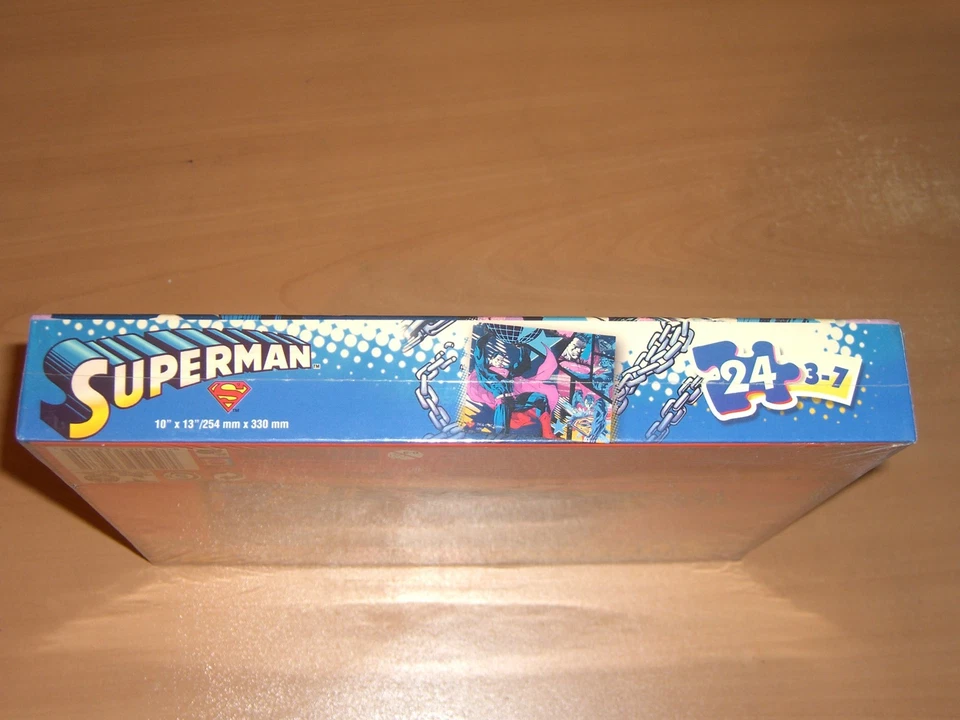 Rompecabezas Mattel DC Superman 2005 24 piezas 10"x13" sin usar, en caja sellado Foto 4 de 4