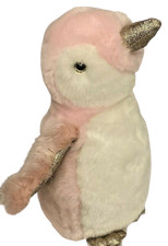 FAO Schwarz Pink Sparkle Penguin Plush NWT 12"