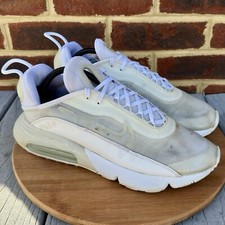 Nike Air Max 2090 Triple White Men's Size 9.5 Platinum Running Shoes BV9977-100