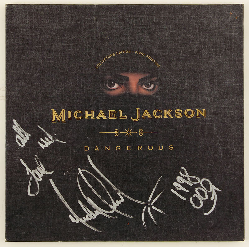 MICHAEL JACKSON Signed 'Dangerous' Photograph - Pop Singer 8
