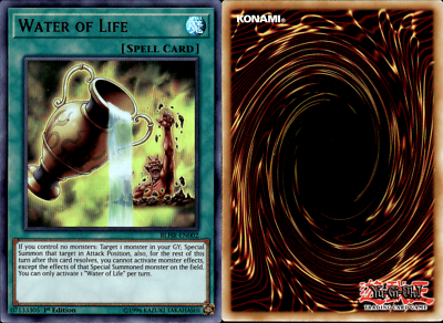 YuGioh Water of Life NM (1st Ed.) BLHR-EN002 Ultra Rare Card | eBay YuGioh Water of Life NM (1st Ed.) BLHR-EN002 Ultra Rare Card | eBay
