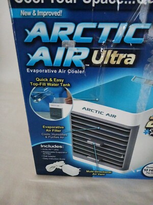 Arctic Air Ultra Portable Air Cooler W/LED Light 3 Speeds Model