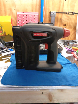 Craftsman 19.2V CORDLESS BRAD NAILER STAPLER STAPLE NAIL GUN-TOOLONLY-TESTED