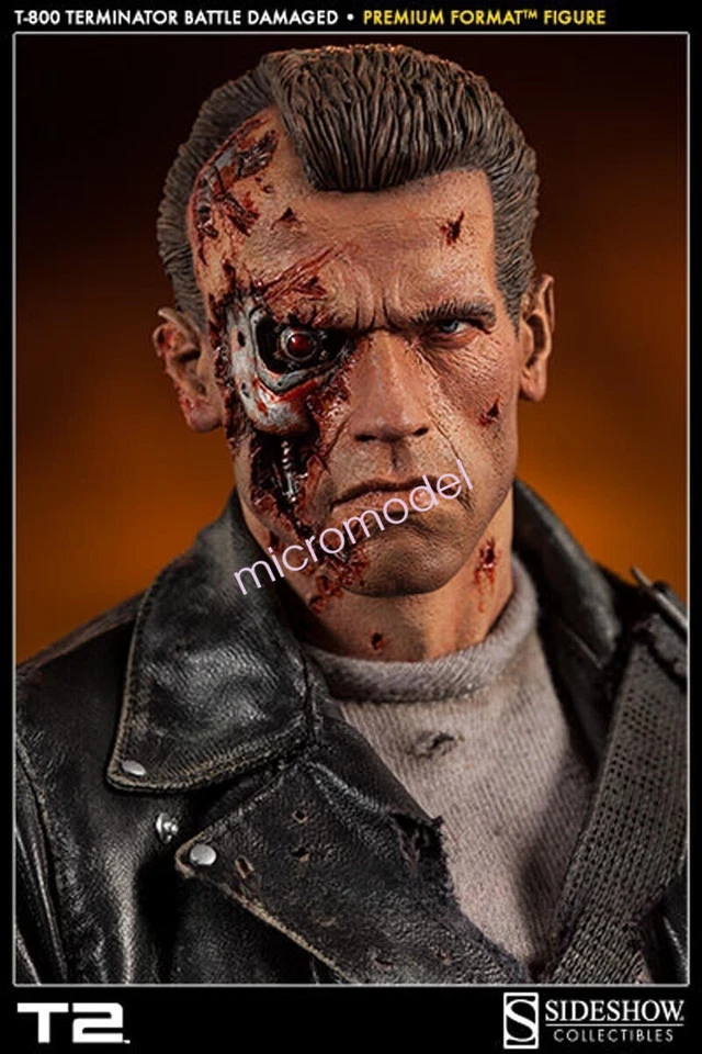 Estatua de segunda mano Sideshow Collectibles 300109 The Terminator escala 1/4 T-800 Foto 2 de 4