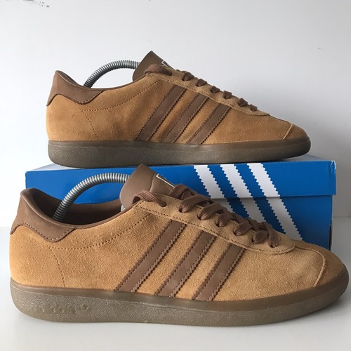 brown suede adidas