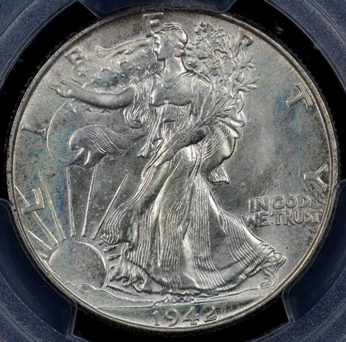 1942 50c Walking Liberty Half Dollar PCGS MS 65