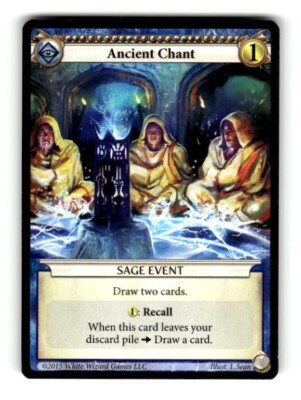 2015 White Wizard EPIC Card Game Ancient Chant