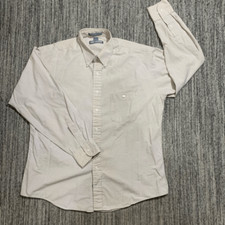 Vintage 80s Van Heusen Men's 17 34/35 Needle Point Tailoring Dress Shirt