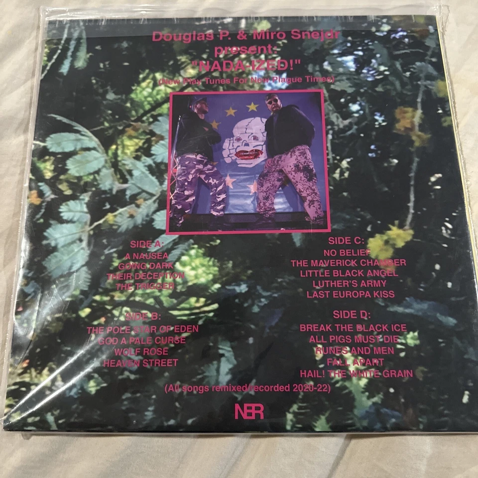 Death In June – Nada-Ized! LP 2023 New European Recordings BAD VC 66 [Blue/Red] - Image 2 of 3