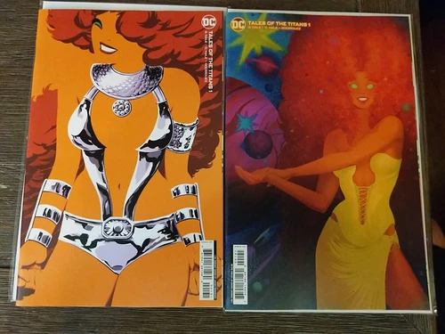 TALES OF THE TITANS #1 1:25 & 1:50 RATIO FATIMA WAJID STARFIRE NM 🆓 🚢