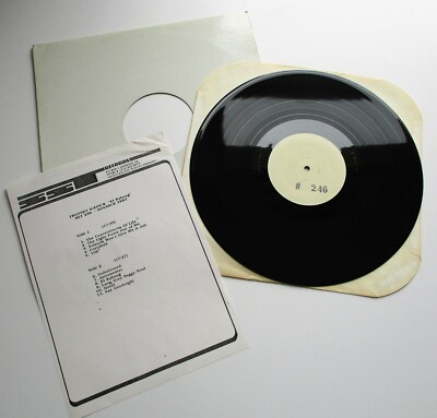 Trotsky Icepick - El Kabong USA SST 1989 White Label Test Pressing LP + Insert
