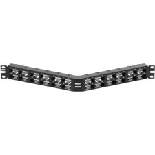 New Panduit Mini-Com Angled HD 48 Port Patch Panel CPPA48HDEWBL