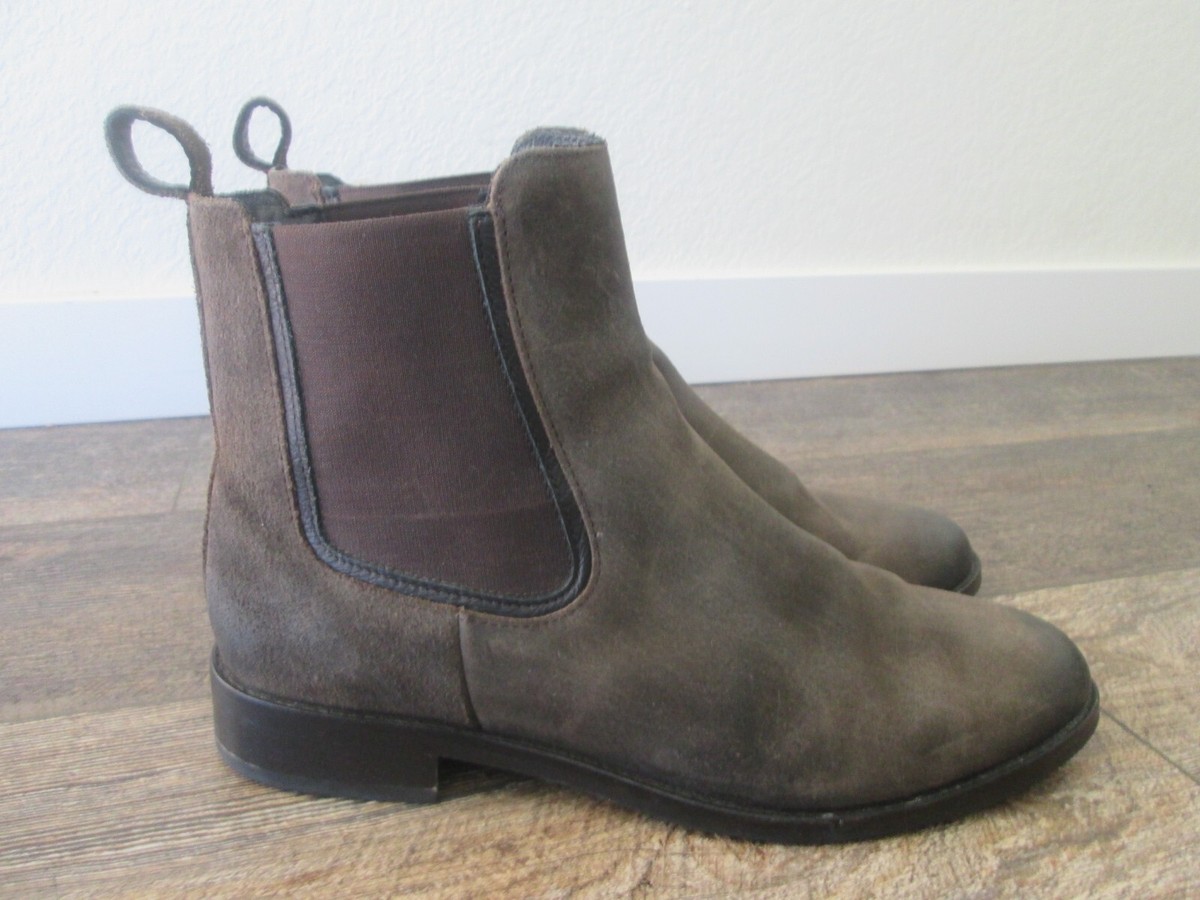 Thursday every day boots Duke Chelsea Dark Olive Suede Women's