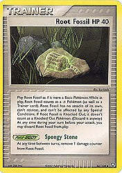 Pokemon EX Power Keepers Common Card - Root Fossil 86/108